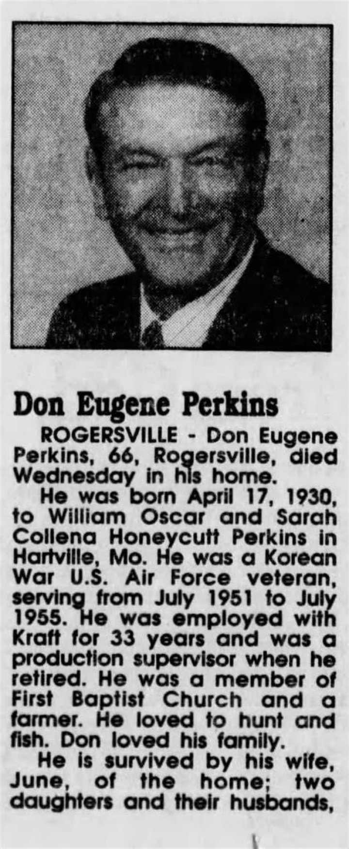 Don Perkins Obituary